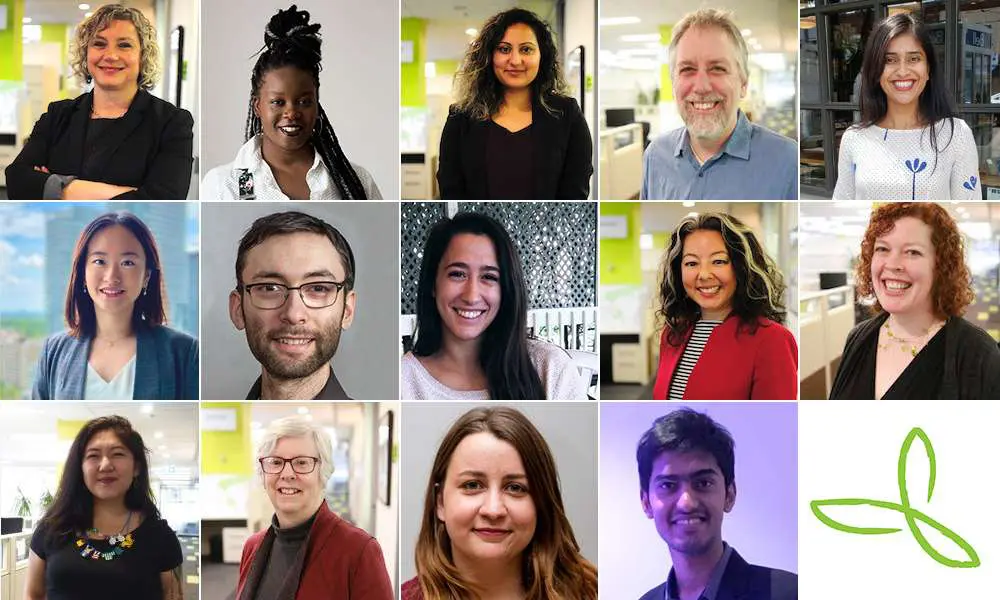 Collage of photos that shows staff of Ontario Nonprofit Network